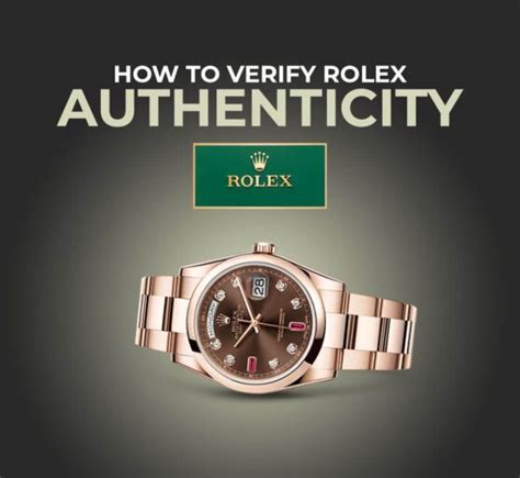 verify rolex authenticity.